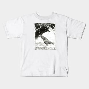 Crow-Catch a Falling Star Kids T-Shirt